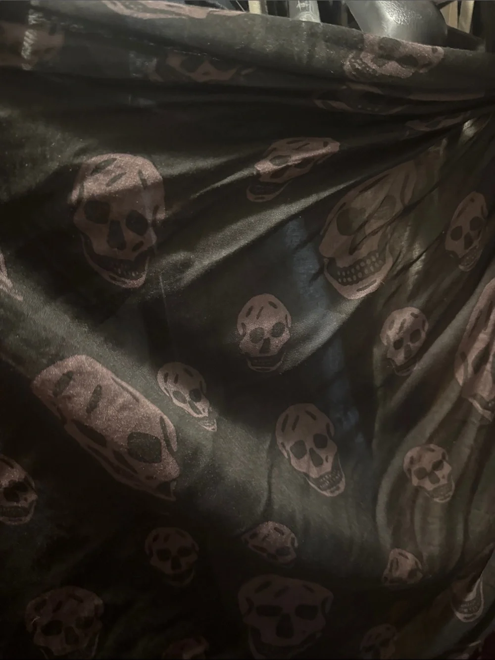 Skull Print Scarves - Multi Color Set of 4